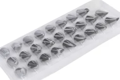 Set pâtissier Kitchencraft avec 26 douilles en acier inoxydable + poche à douille + adaptateur