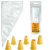 Set pâtissier 10 poches jetables + 6 douilles