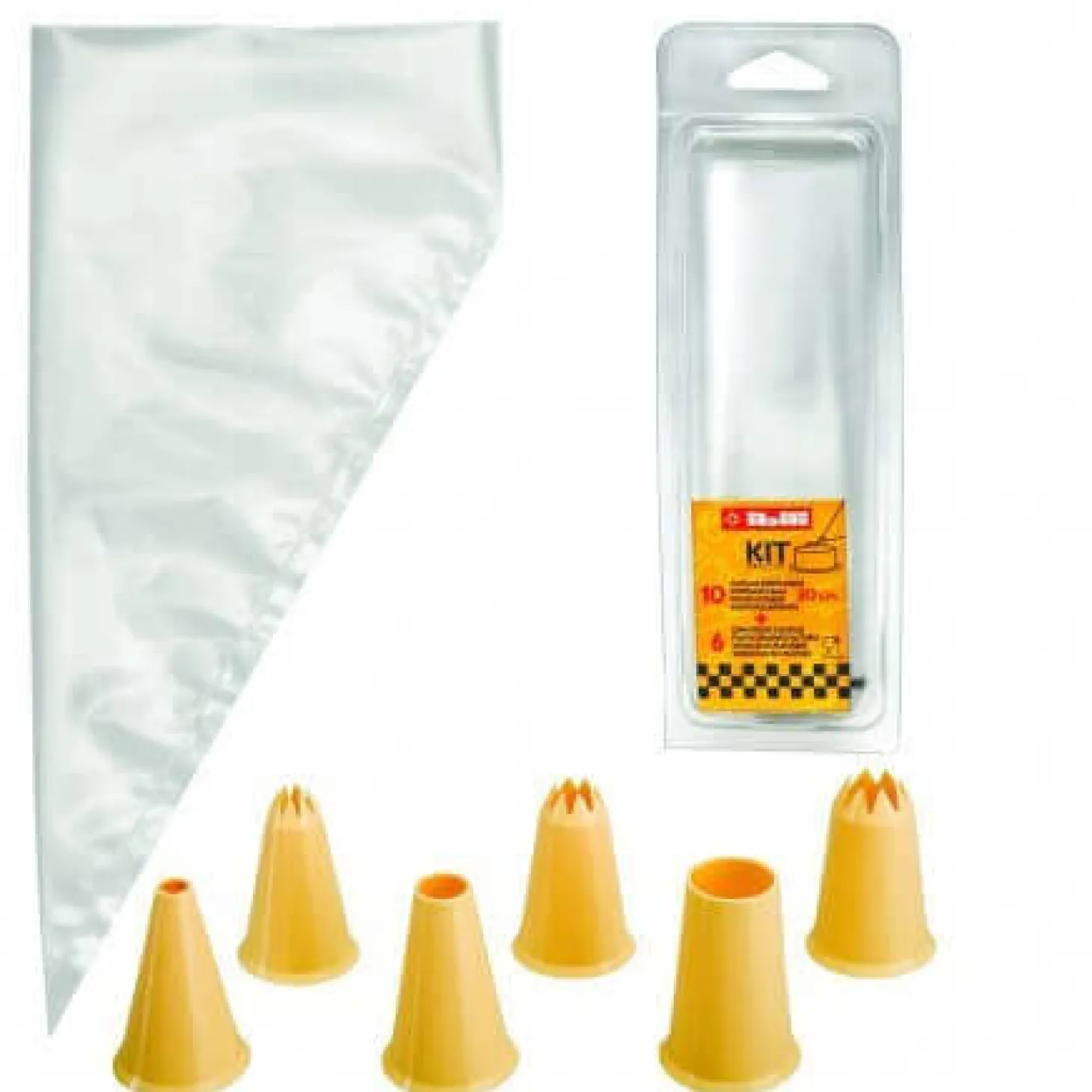 Set pâtissier 10 poches jetables + 6 douilles