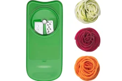 Set 2 râpes + 1 éminceur + 1 spiralizer avec récupérateur OXO