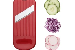 Set 2 râpes + 1 éminceur + 1 spiralizer avec récupérateur OXO