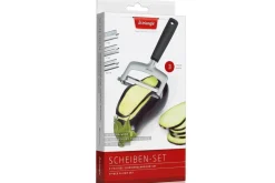 Set trancheur Triangle 3 lames interchangeables et manche en green grip avec pochette