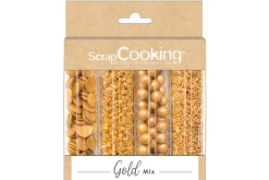 Set 4 tubes décors sucrés Scrapcooking Gold Mix - 62g