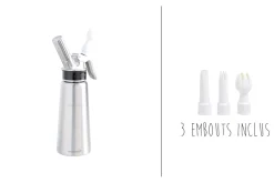 Siphon à chantilly Mastrad PRO en inox