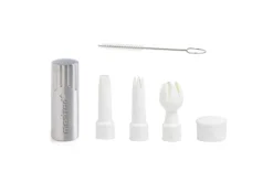 Siphon Mastrad en aluminium pour préparations chaudes et froides 0,5L + étui
