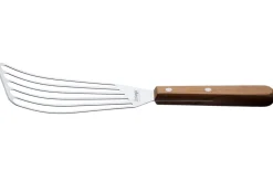 Spatule ajourée Triangle manche bois de cerisier 29cm