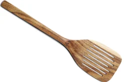 Spatule ajourée XL Dutchdeluxes bois d'acacia 34,5 x 9 cm