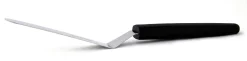 Spatule coudée professionnelle acier inox 9cm manche PP noir