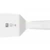 Spatule coudée rectangulaire Icel 11cm acier inox manche blanc