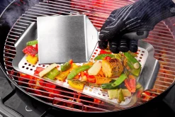 Spatule coudée retourneur de barbecue XXL Gefu en acier inoxydable