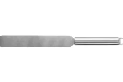 Spatule droite Cristel POC 24,5cm en acier inoxydable