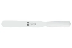 Spatule droite professionnelle Icel inox manche PP blanc