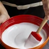 Spatule en silicone Le Creuset Création petit modèle 4,5cm cerise