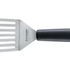 Spatule professionnelle Triangle coudée ajourée flexible en acier inoxydable 28,5cm x 9cm