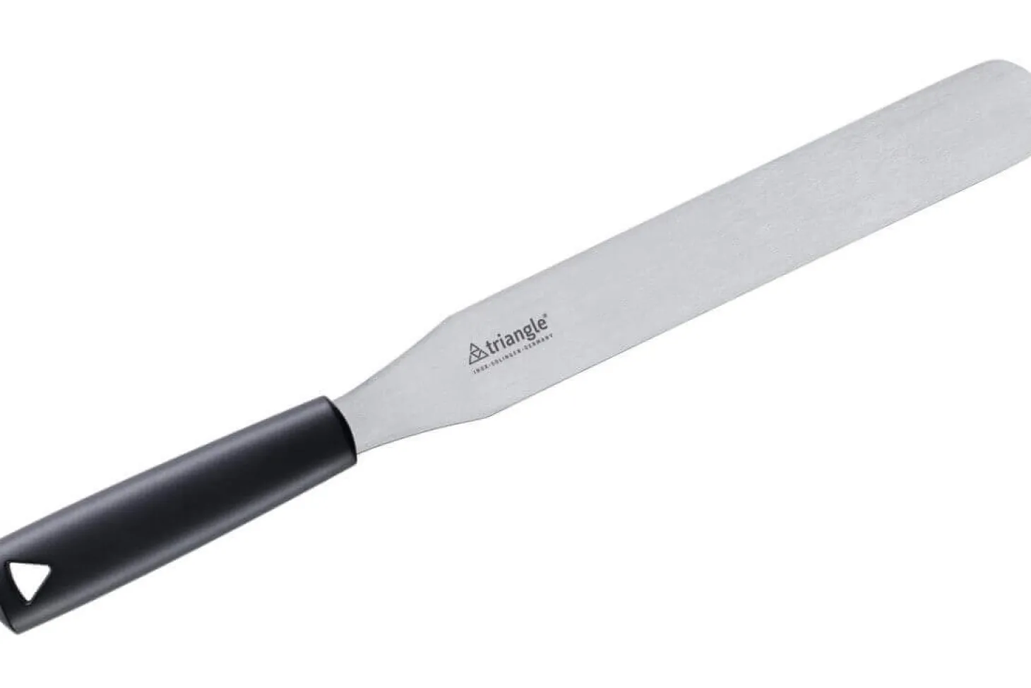 Spatule professionnelle Triangle droite et flexible manche en green grip