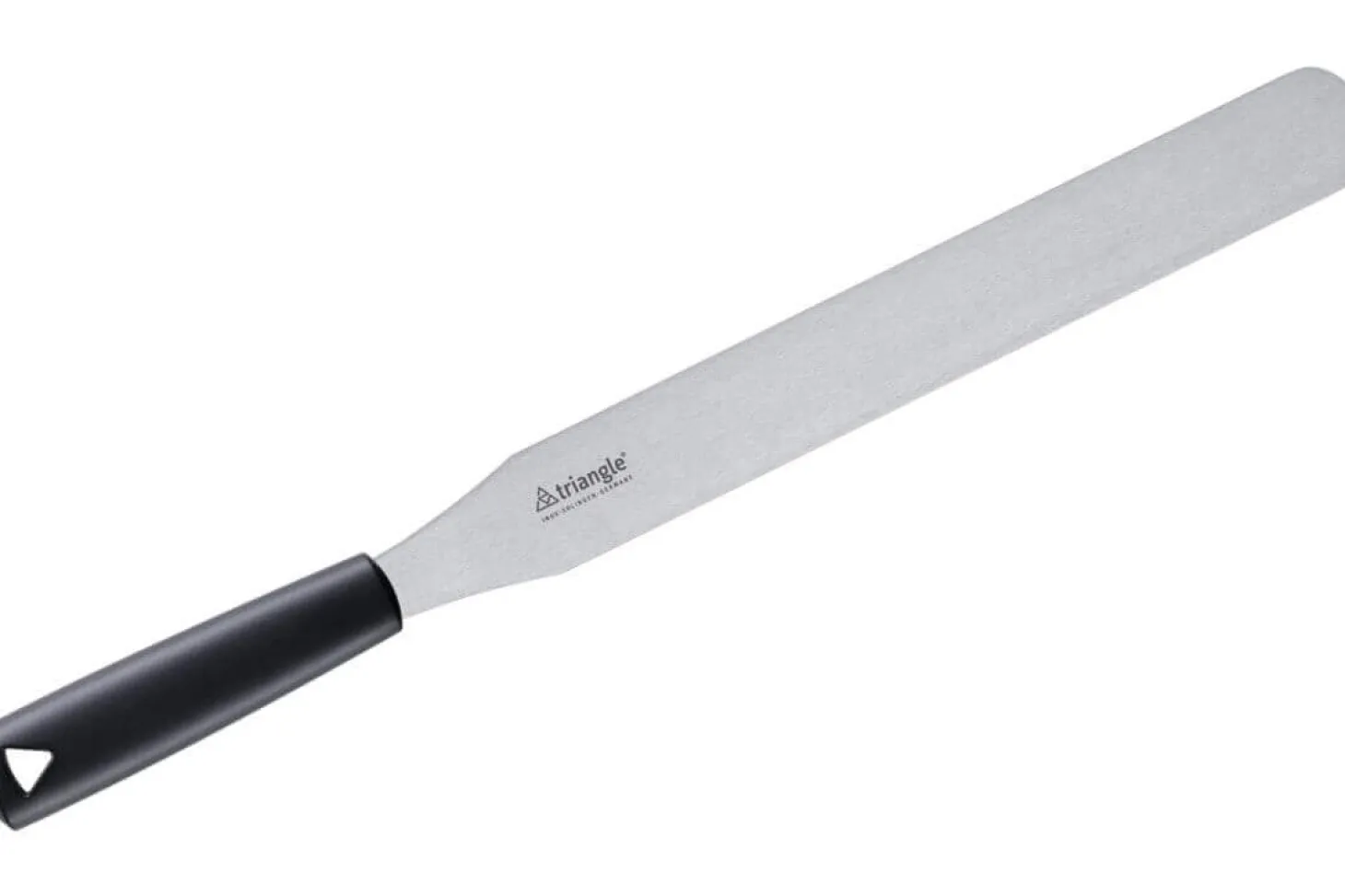 Spatule professionnelle Triangle droite et flexible manche en green grip
