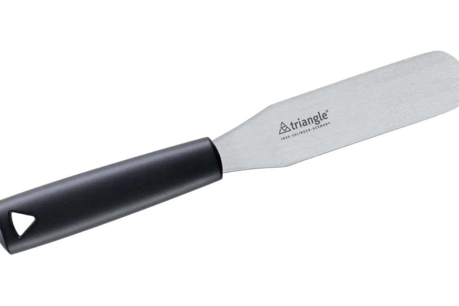 Spatule professionnelle Triangle droite et flexible manche en green grip