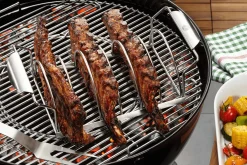 Support pour ribs Gefu en acier inox 40cm