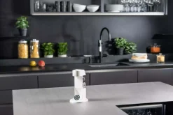Support sur pied Bamix Deluxe pour mixeur - Coloris blanc