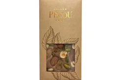 Tablette de chocolat lait Pécou La Charmeuse aux fruits secs - 100g