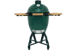 Tablettes latérales en bois d'acacia pour barbecue Big Green Egg Large