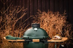 Tablettes latérales en bois d'acacia pour barbecue Big Green Egg Large
