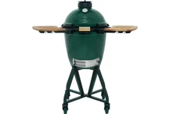 Tablettes latérales en bois d'acacia pour barbecue Big Green Egg Medium