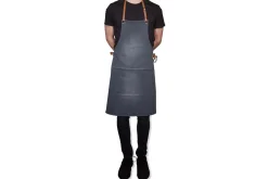 Tablier de barbecue DutchDeluxes en coton et cuir