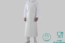 Tablier de boucher Manulatex Bravo 90x115cm en nitrile blanc