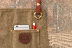 Tablier de cuisine Alaskan Maker N°547 vintage en toile