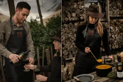 Tablier de cuisine artisanal en cuir Witloft Buffalo Collection