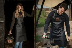 Tablier de cuisine artisanal en cuir Witloft Buffalo Collection