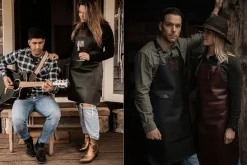 Tablier de cuisine artisanal en cuir Witloft Buffalo Collection