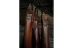 Tablier de cuisine artisanal Witloft Buffalo Collection en cuir pleine fleur