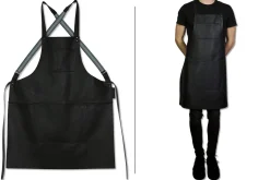 Tablier de cuisine à bretelles DutchDeluxes en cuir