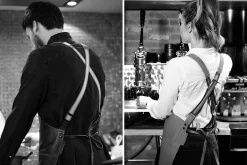 Tablier de cuisine à bretelles DutchDeluxes en cuir