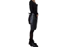 Tablier de cuisine DutchDeluxes en cuir avec poche à zip