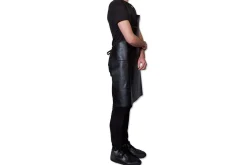 Tablier de cuisine DutchDeluxes en cuir avec poche à zip