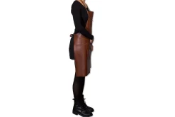 Tablier de cuisine DutchDeluxes en cuir avec poche à zip