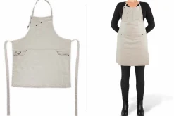 Tablier de cuisine femme DutchDeluxes en coton avec 5 poches
