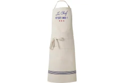 Tablier de cuisine Tissage de l'Ouest Joel fabriqué en France - Le Chef c'est moi