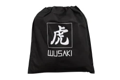 Tablier de cuisine Wusaki en toile bleue et cuir 83x67,5cm - Taille unique