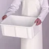 Tablier en polyuréthane blanc 90 x 115 cm taille unique