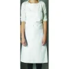 Tablier valet blanc en toile Matfer avec bavette sans poche