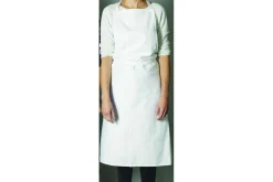 Tablier valet blanc Matfer avec bavette et poche