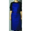 Tablier valet bleu Matfer avec bavette sans poche