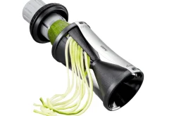 Taille-légumes spaghettis Gefu Spirelli en acier inox et polymère