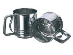 Tamis à farine automatique inox Ø12,3cm