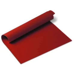 Tapis de cuisson en silicone 40x30cm coloris rouge