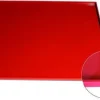 Tapis lisse de cuisson en silicone rouge 55x35cm bord épais